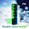 Extra Large Weekly Pill Organizer 2 Times a Day Green Blue XL Pill Case Am Pm Big Pill Box 7 Day Oversized Daily Vitamin Organizer Jumbo Supplement Di