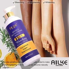 AILKE Skin Naturals Glow and Anti-dark spots Brightening Face & Body Serum, Lighten Facial Serum,Support private customized LOGO (NET WT: Lotion)