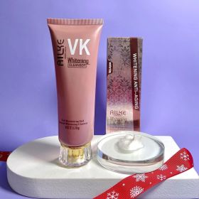 AILKE Lightening, Dark Spot Correcting Face Cream, Glowing, Hydrating, For Black, Dark Skin, Skin Barrier Repair Moisturizer (Color: Facial cleanser)