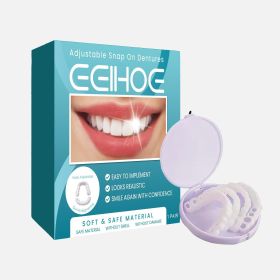 EELHOE Adjustable Buckle Denture, Temporary Fillings Interdental Fillings Orthodontic Denture Kits (Option: 4PCS)