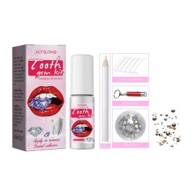 Jaysuing Tooth Gem Kit, Accessories Easy To Remove And Install Crystal Dental Drill Tooth Embellish Glitter Stick (Option: 2PCS)